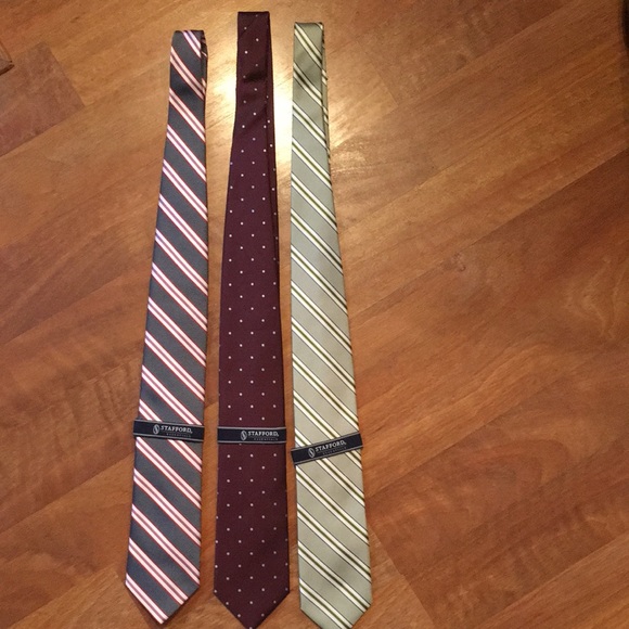 Stafford Other - Stafford essentials three brand new ties